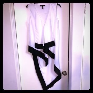 Beautiful BCBG white silk top